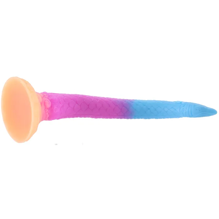 XR Brands Dildos Creature Cocks Makara Glow in the Dark Snake Dildo