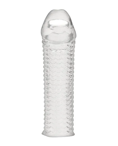 Blue Line C B 65 Textured Penis Enhancing Sleeve Extension Clear Blue Line Male Sex Toys Blue Line C B 65 Textured Penis Enhancing Sleeve Extension Clear Blue Line Male Sex Toys