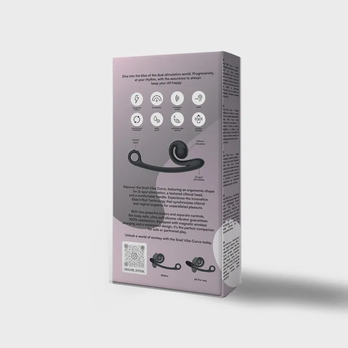 Snail Vibe Snail Vibe Curve Black Vibrators