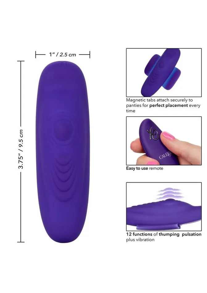 Female Sex Toys Calexotics LockNPlay Silicone Rechargeable Panty Vibe Remote Controlled Vibes
