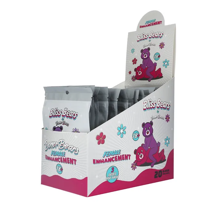 Anal Boner Bear Gummy Female Display of 20 Boner Bears Anal Boner Bear Gummy Female Display of 20 Boner Bears